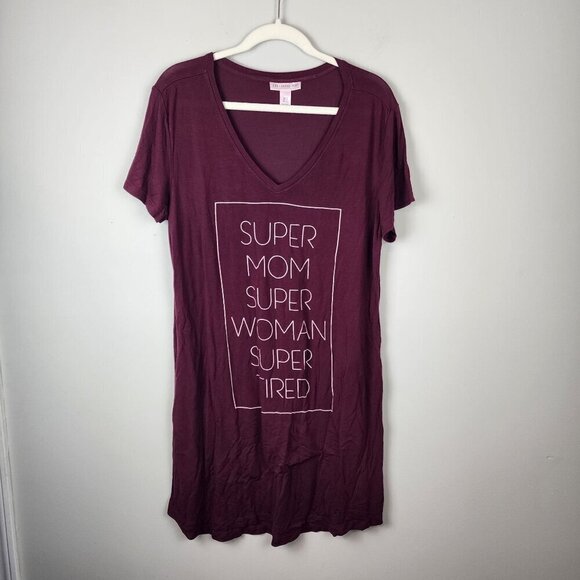 A Pea in the Pod maternity lounge top size M super mom woman tired - Picture 1 of 7